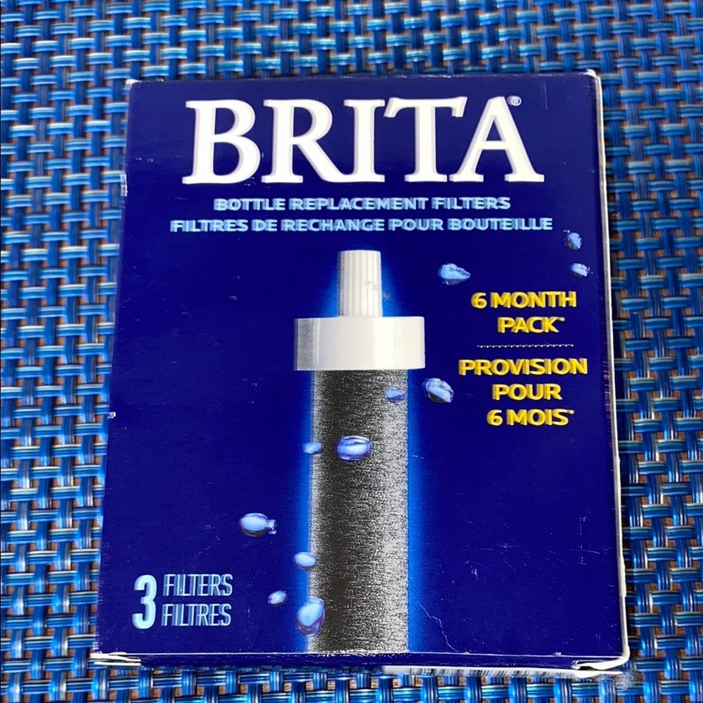 Brita Bottle Replacement Filters, 3 pack, 6 months, NIB